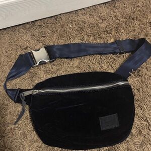 Herschel Supply Company Navy Velvet Belt Bag